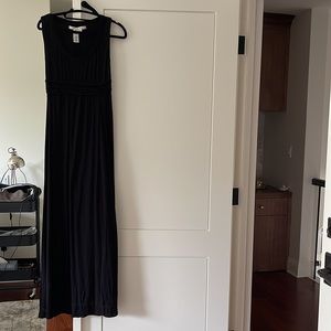 Black maxi dress